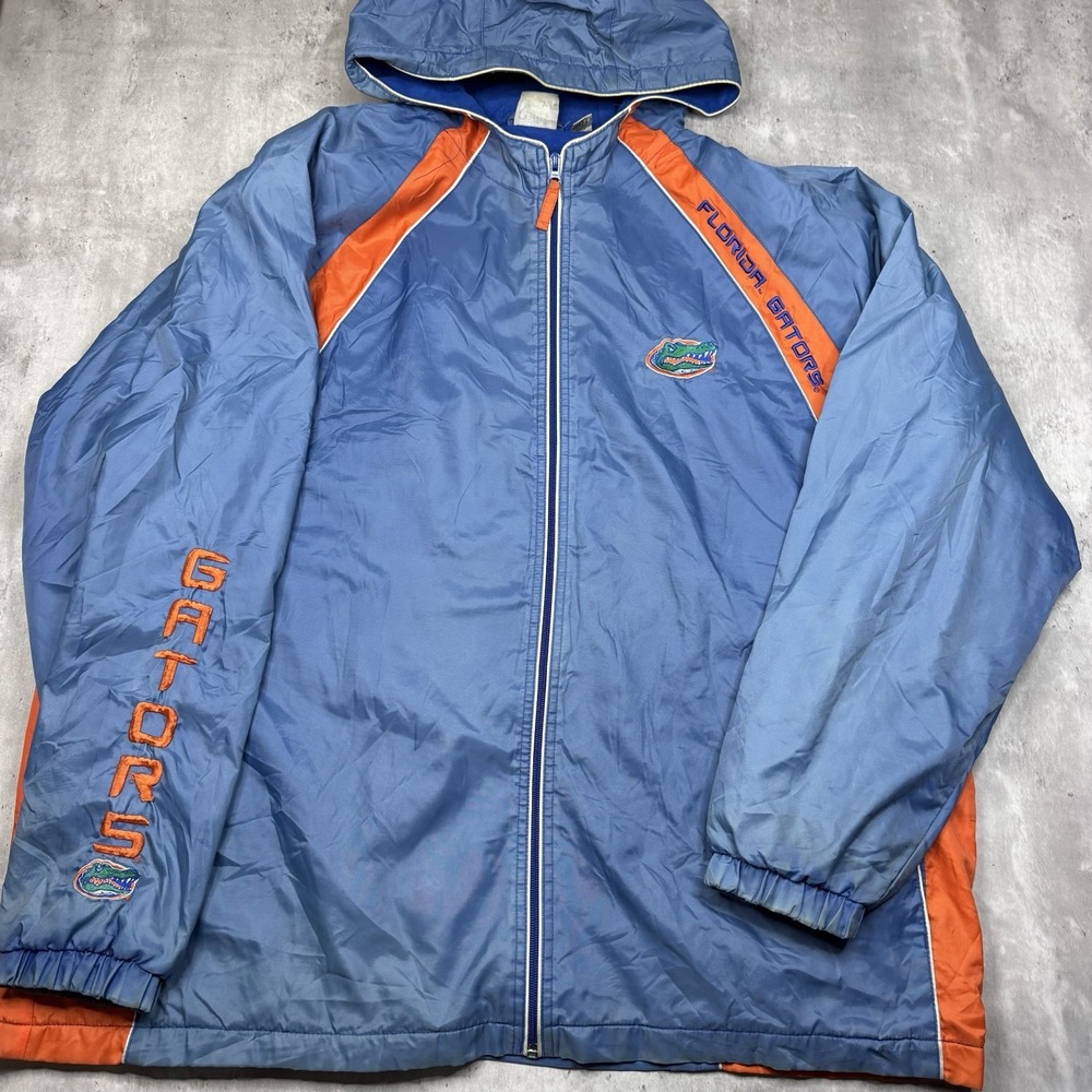 Florida Gators Vintage Windbreaker 90s XL Men's Red Oak Sportswear Full Zip NFL